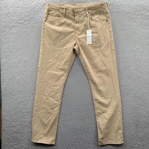 BIG STAR Pants Mens 36x31 B Type II Straight Beige*